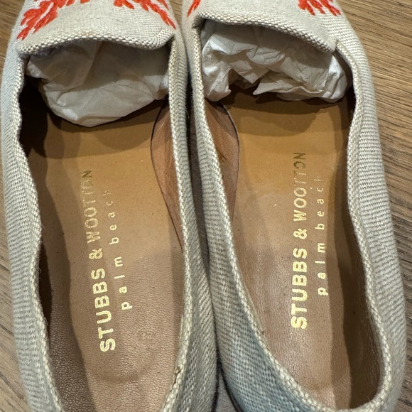 Stubbs & Wooton Embroidered Women's Loafers - Picture 4 of 5